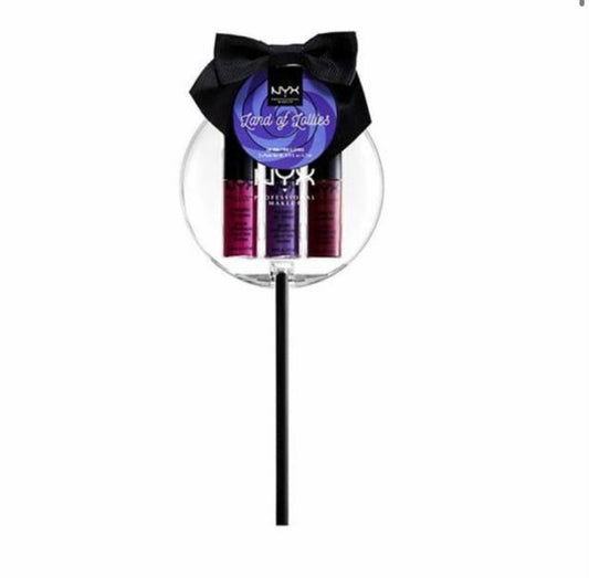 NYX Professional Makeup Land Of Lollies Metallic Lip Gloss Lip Trio