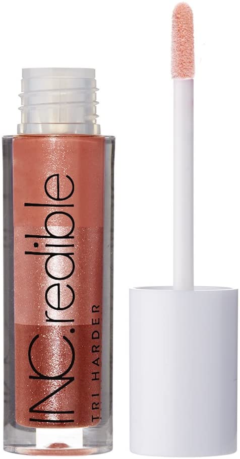 Nails INC.redible Tri Harder Rainbow Sparkle Lip Gloss Glass Ceiling Broken